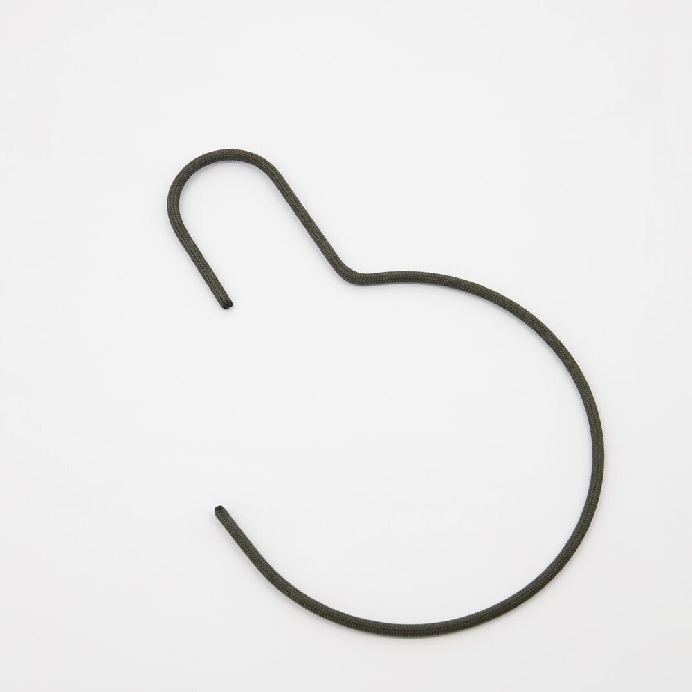 Kleiderbügel Wire 3er Set rund, dunkelgrau 