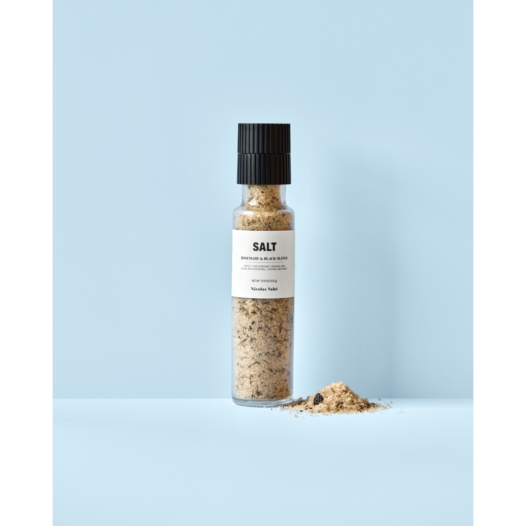 Meersalz-Mischung, Rosmarin & schwarze Oliven,  310 g