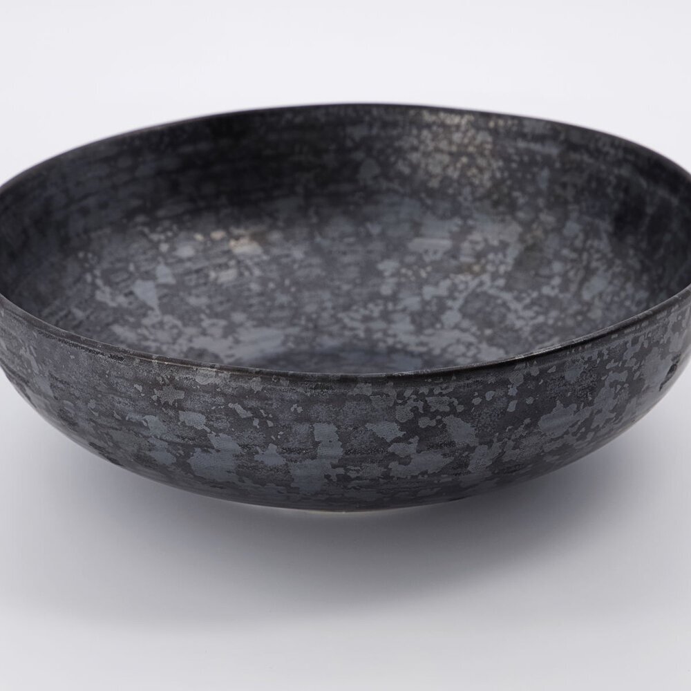 Schale Pion groß, schwarz/braun 
