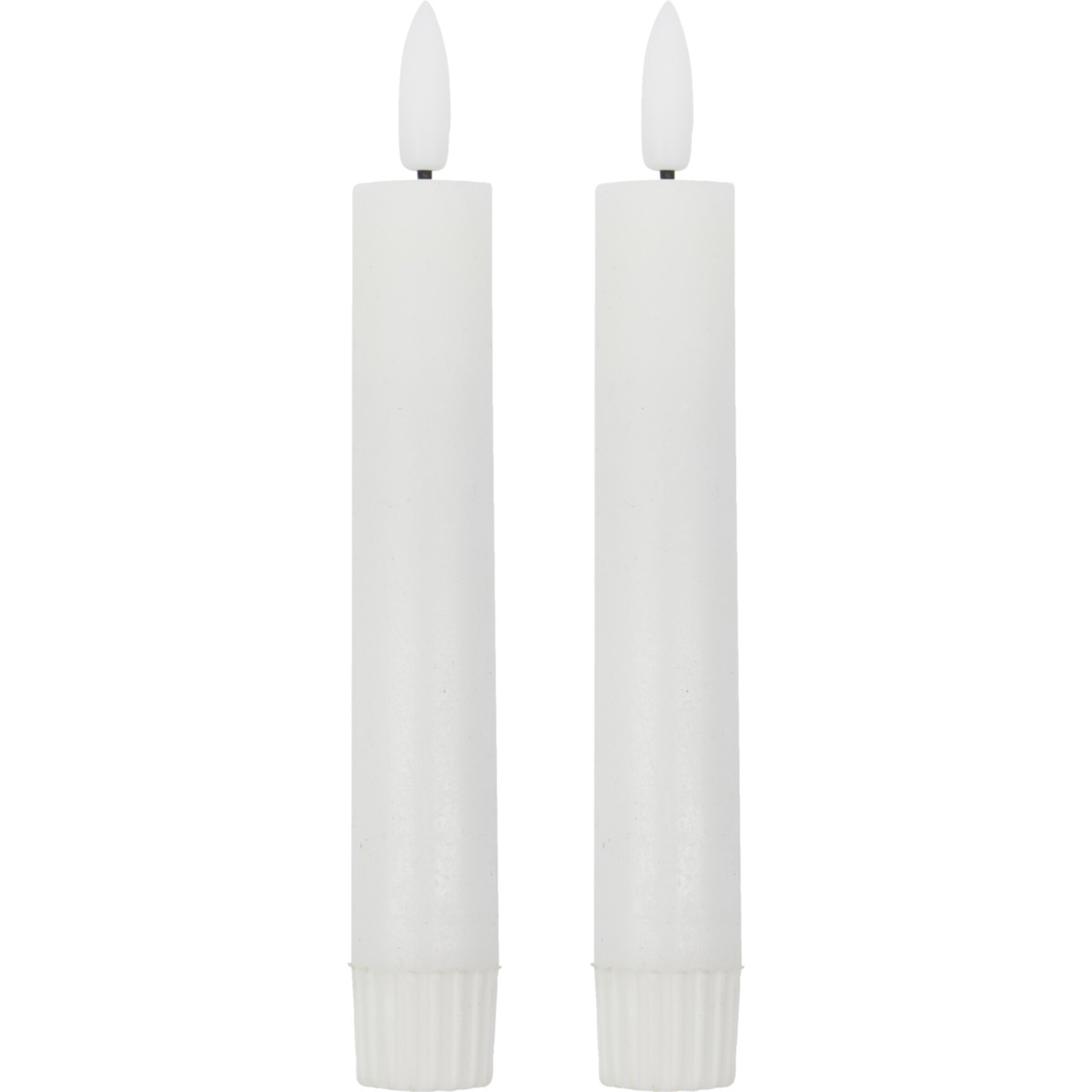Stabkerze mit Timer Funktion HDLED, weiss 16 cm, Ø 2 cm