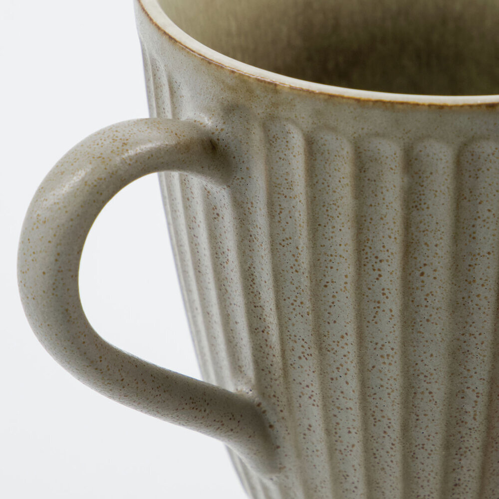 Tasse HDPleat, braun Höhe 9 cm, ∅ 9 cm