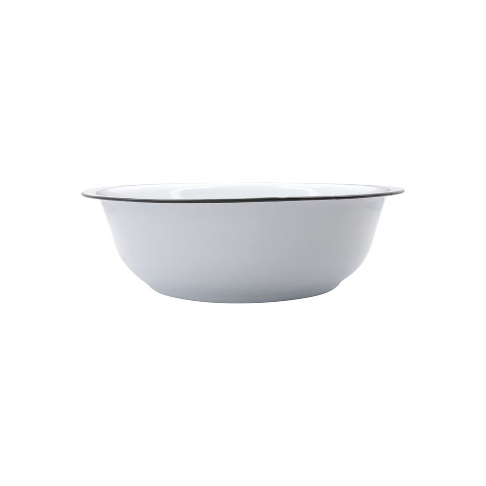 Waschschüssel Emaille, weiss Höhe 12 cm, ∅ 40 cm