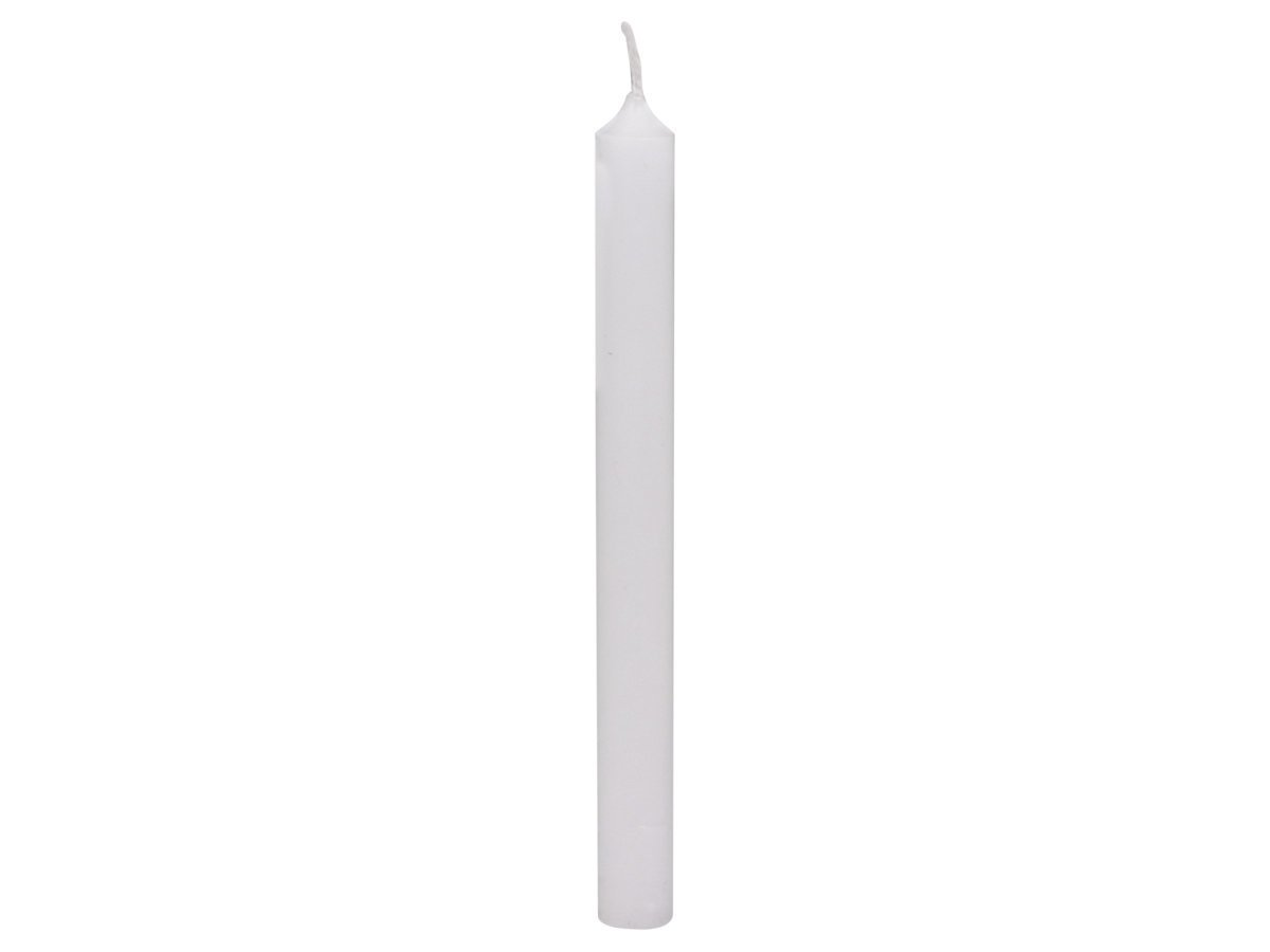 Spitzkerzen 13 cm, weiss 
