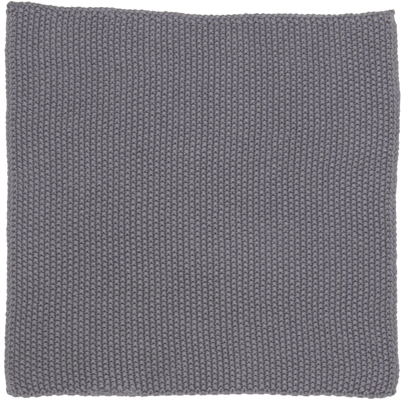 Spüllappen Mynte gestrickt, dunkelgrau 
