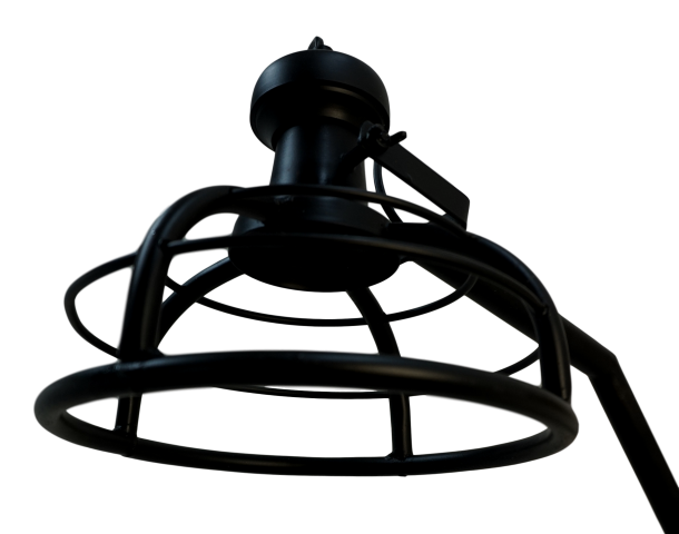 HSM Collection Stehlampe Crown, schwarz 