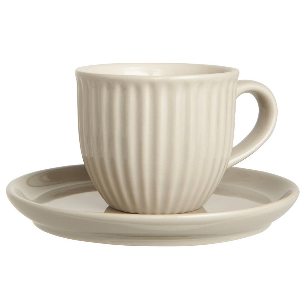 Tasse mit Untertasse Mynte, latte 