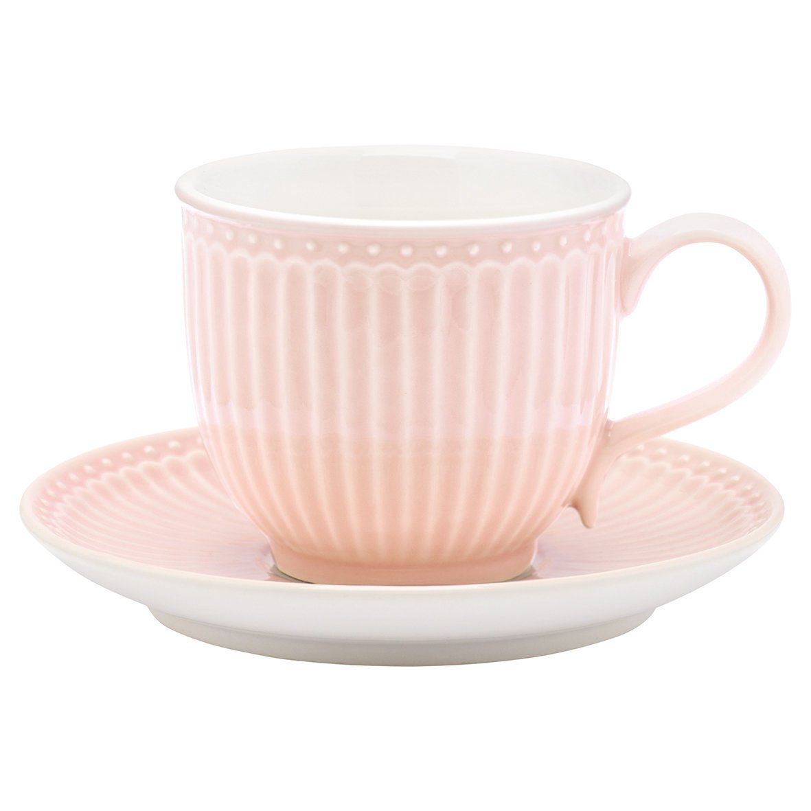 Tasse & Untertasse Alice, pale pink 