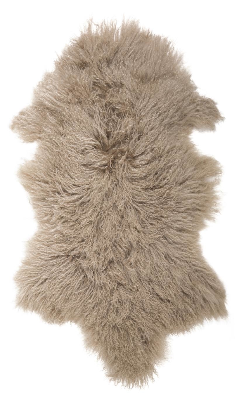 Tibetisches Lammfell, milky brown 