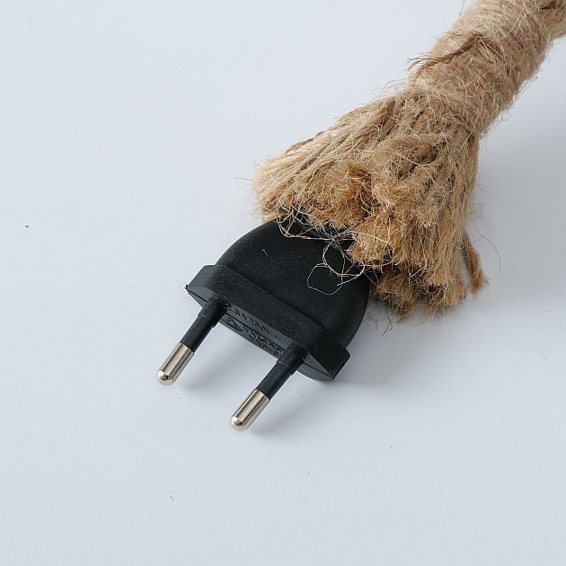 Tischlampe Hängelampe Toko Jute-Seil, braun 