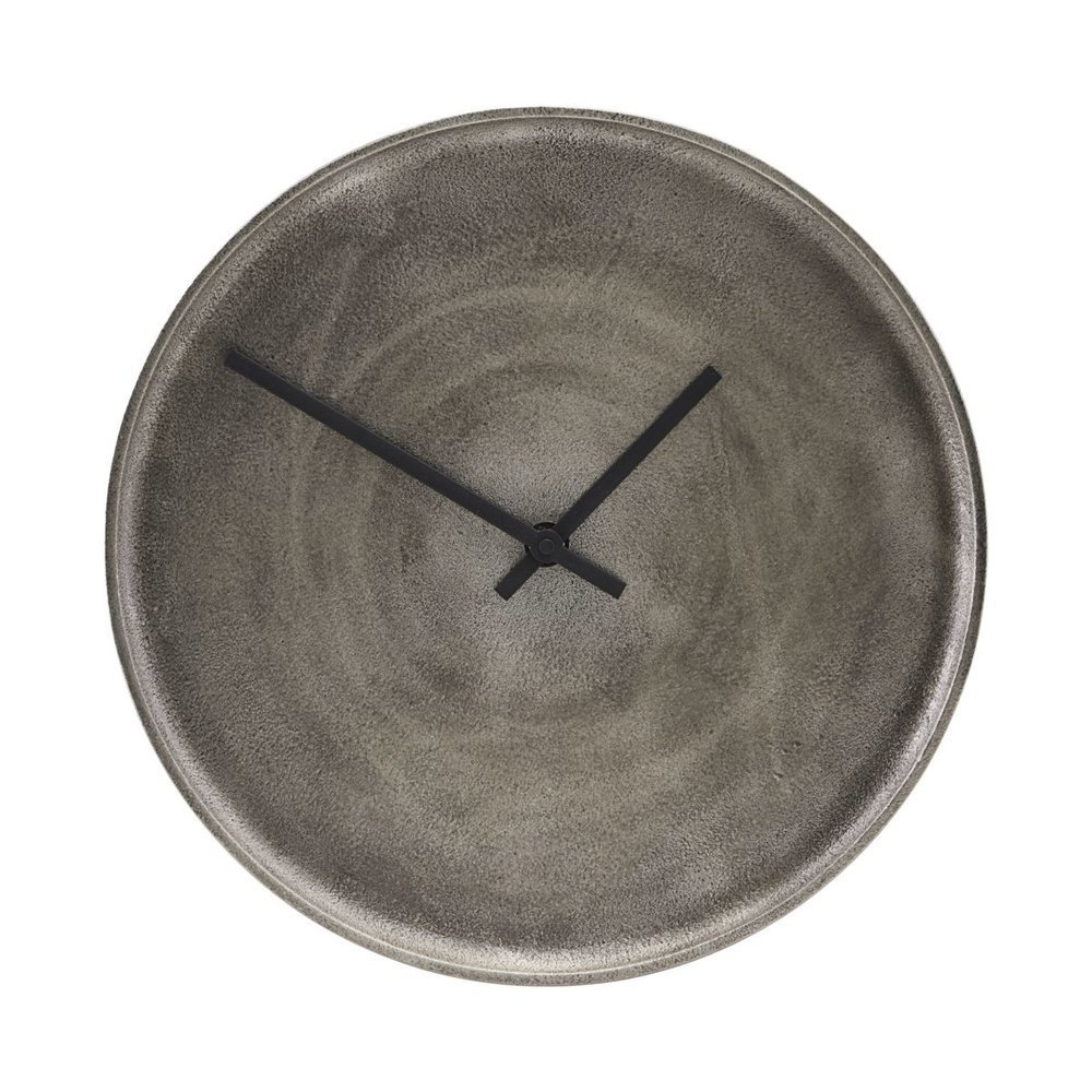 Wanduhr Curva, silber 