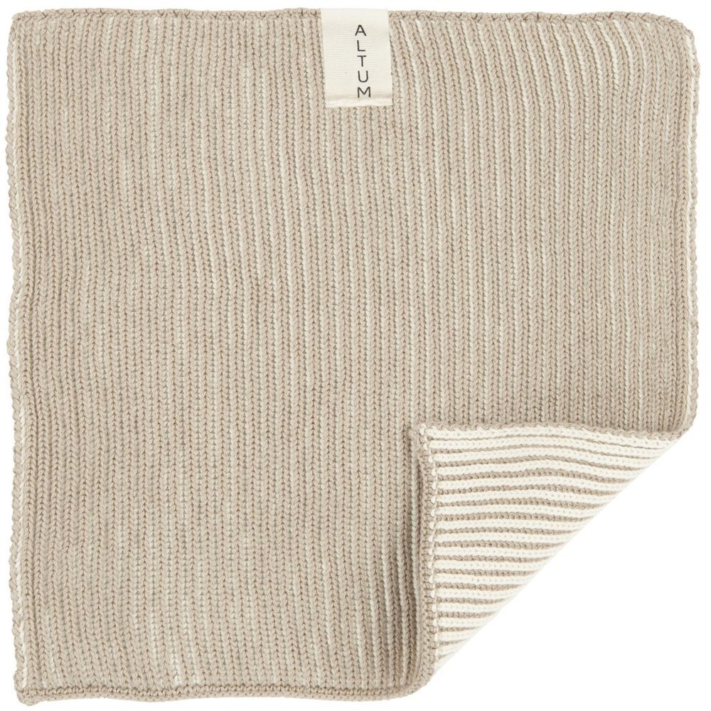 Waschlappen ALTUM gestrickt, natur 