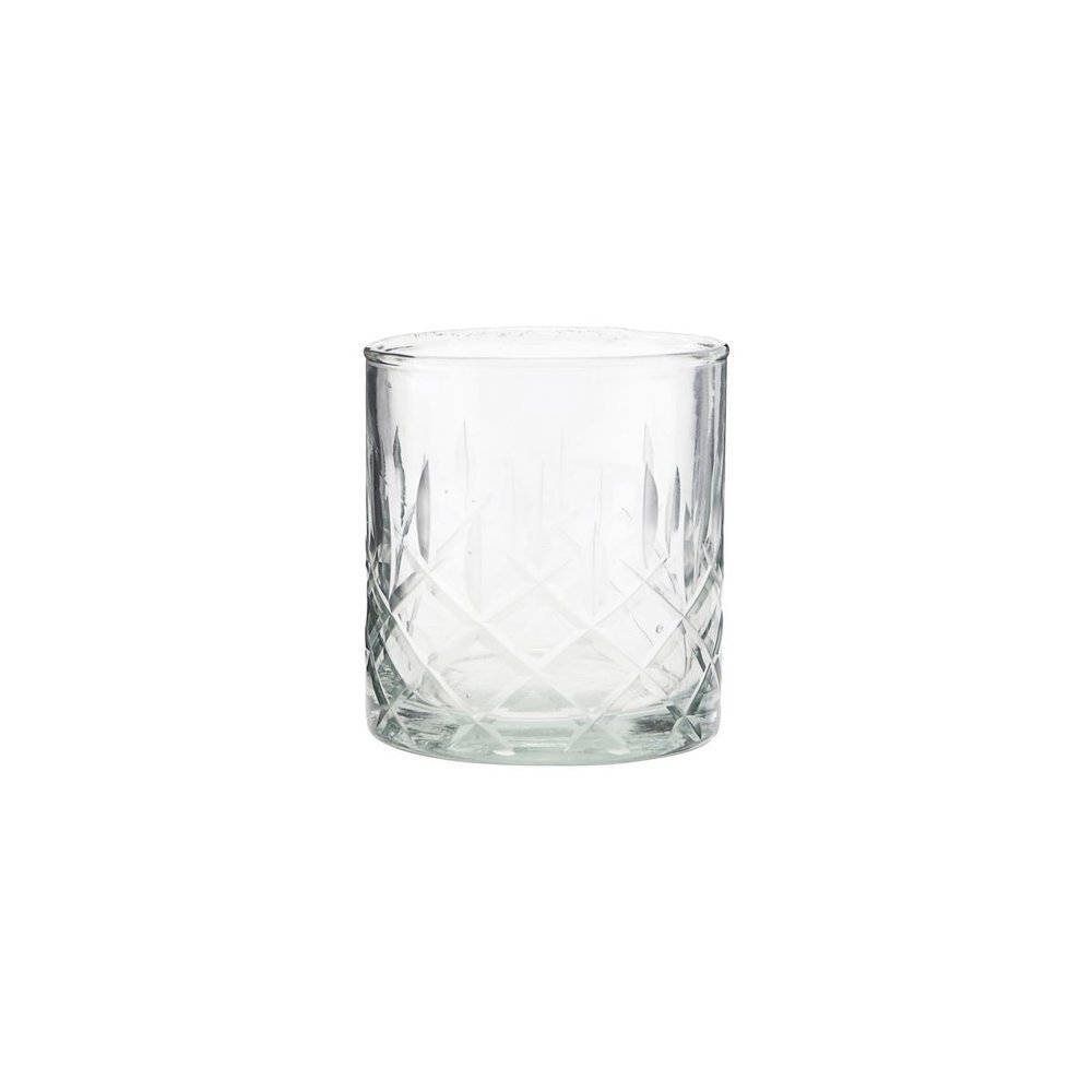 Whiskeyglas Tumbler Vintage, farblos 