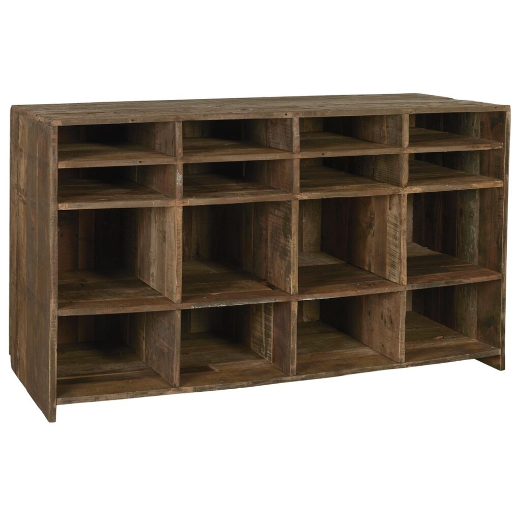 Holztheke mit Fächern UNIKA