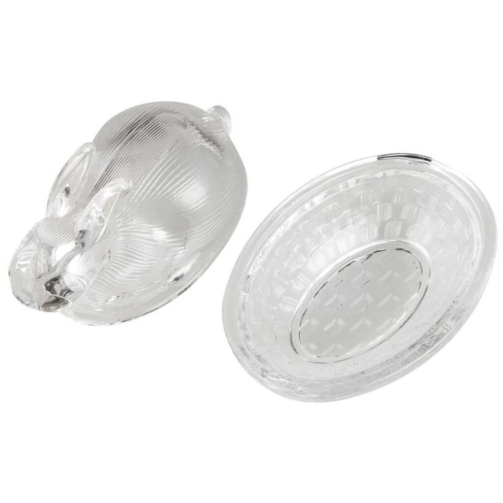Glashase mit Deckel