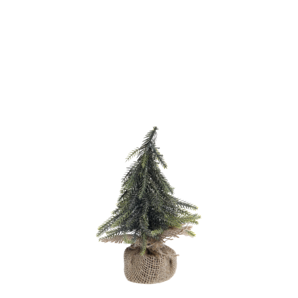 Fleur künstlicher Tannenbaum mit Glitzergold