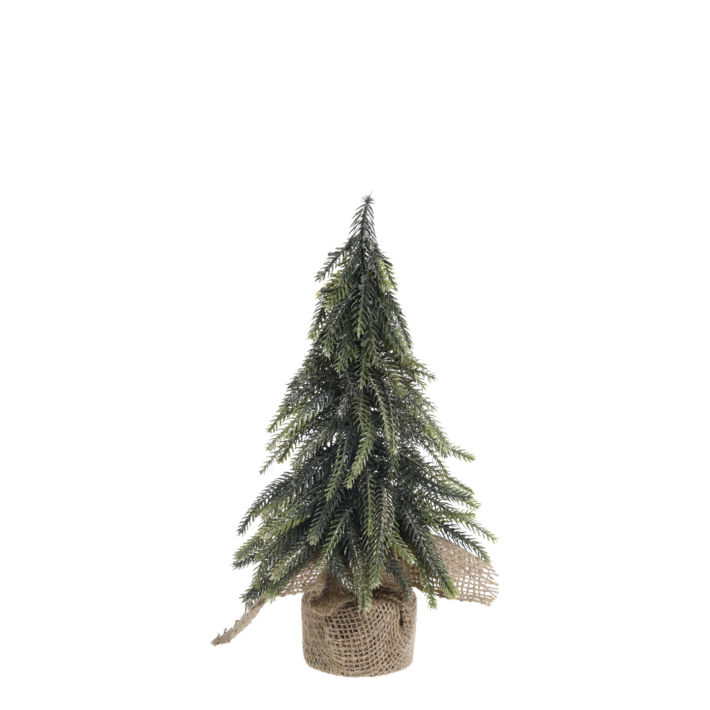 Fleur künstlicher Tannenbaum mit Glitzergold