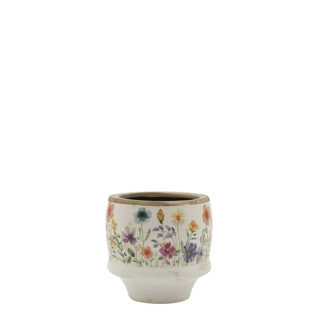 Fleurville Übertopf – Vintage Keramik Blumentopf