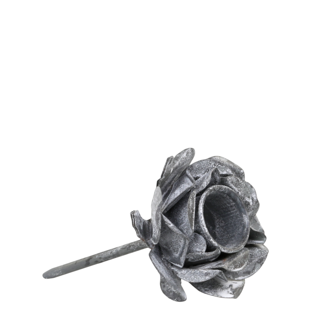 Chic Antique Kerzenhalter mit Spieß, Rosenform online kaufen bei SKANDEKO