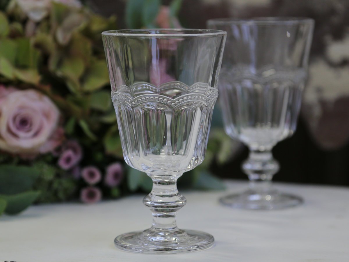 Chic Antique Antoinette Weinglas mit Perlenkante online kaufen bei SKANDEKO (Ansicht 2)