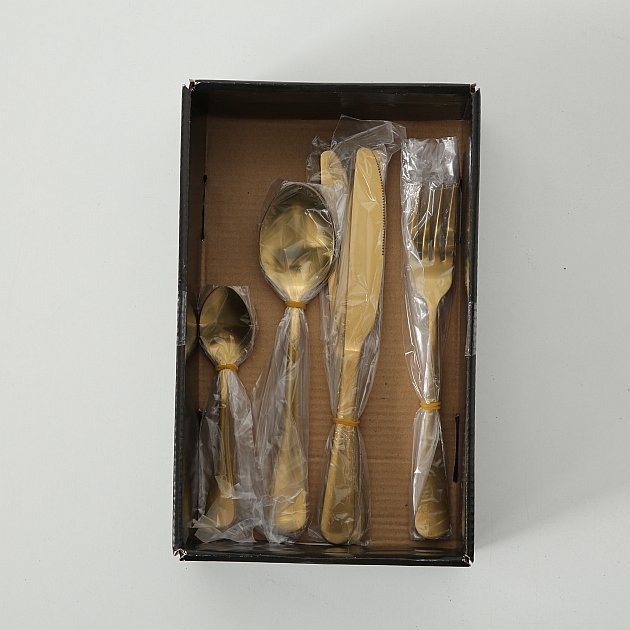 Besteckset Landlord 16 teilig gold