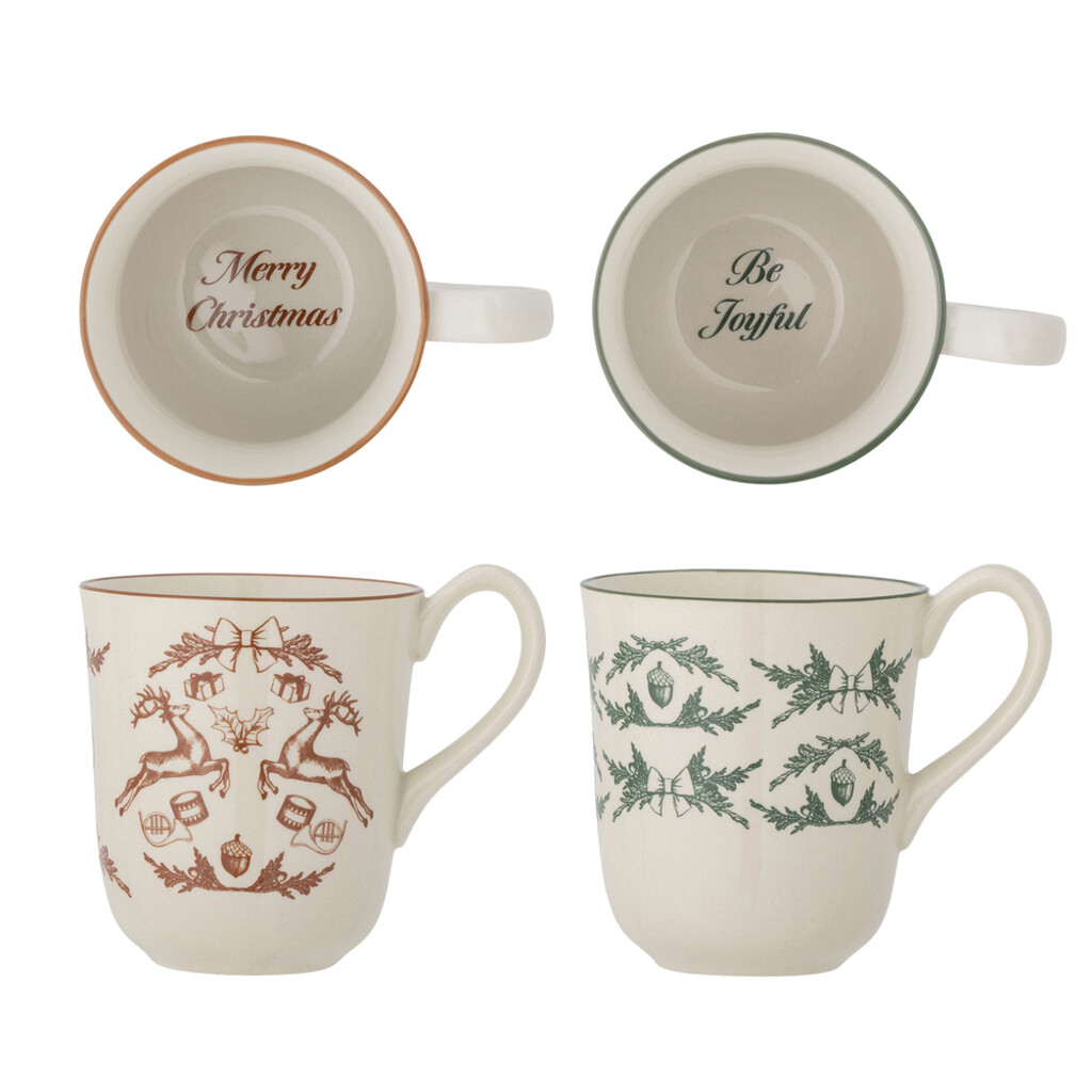Bloomingville 2er Becher-Set Beth, Christmas online kaufen bei SKANDEKO