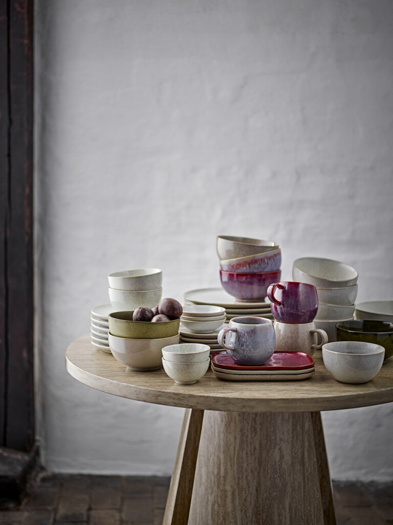 Bloomingville Addison Becher Rose aus Steingut, 3er-Set online kaufen bei SKANDEKO (Ansicht 2)