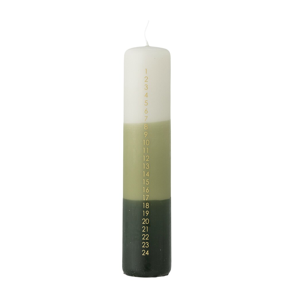 Adventskerze Dip Dye Kerze 1-24