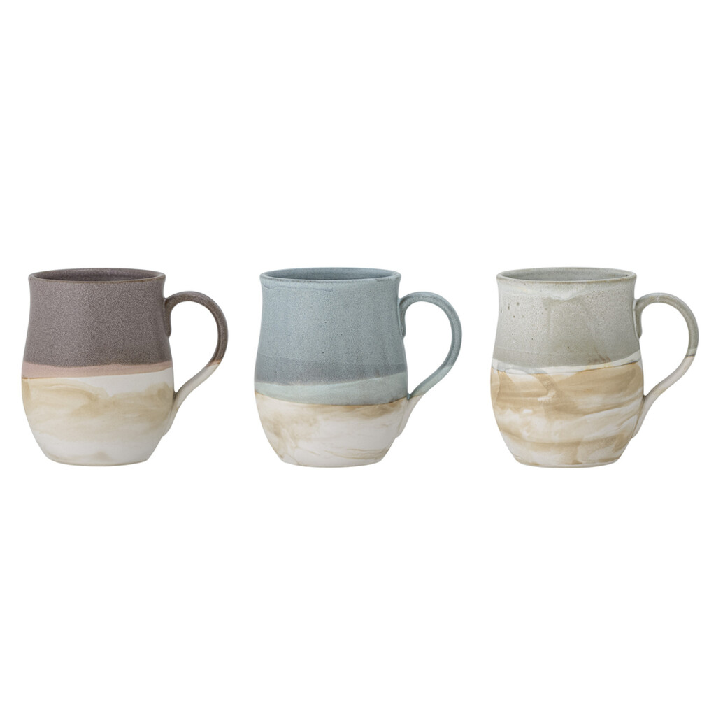 Bloomingville Ash Becher aus Steingut 3er online kaufen bei SKANDEKO