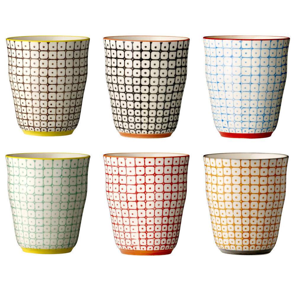 Bloomingville Carla Becher, Steingut 6er online kaufen bei SKANDEKO