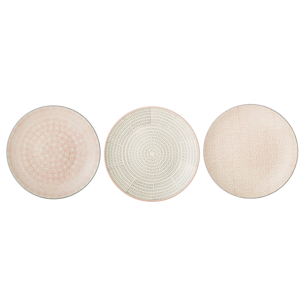 Bloomingville Cécile Teller, Rose, Steingut 3er-Set online kaufen bei SKANDEKO (Ansicht 2)