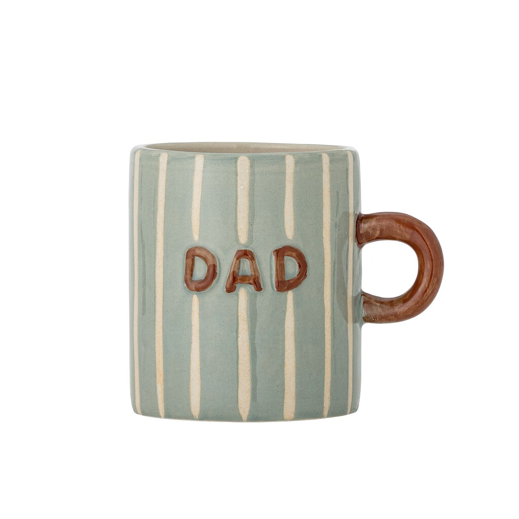 Bloomingville Cherish Becher DAD aus Steingut, Blau – Handbemalt online kaufen bei SKANDEKO
