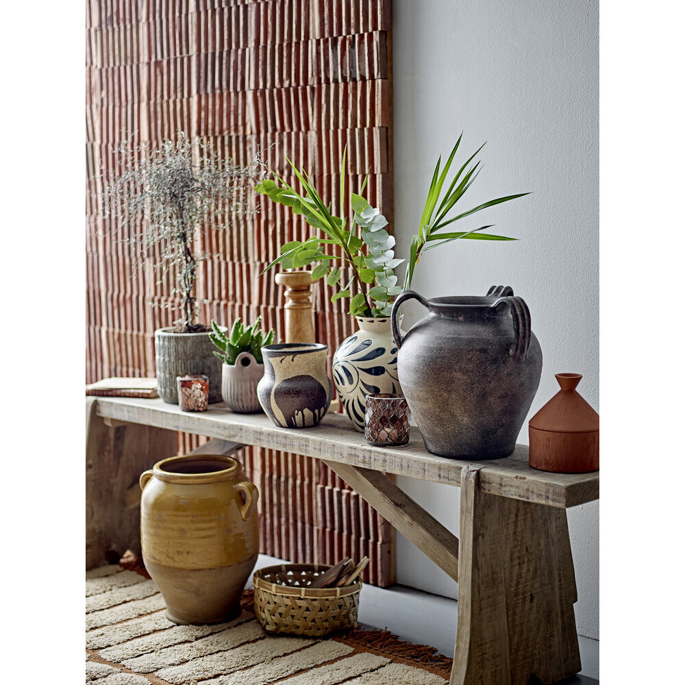 Bloomingville Heikki Vase blau, Steingut online kaufen bei SKANDEKO (Ansicht 2)
