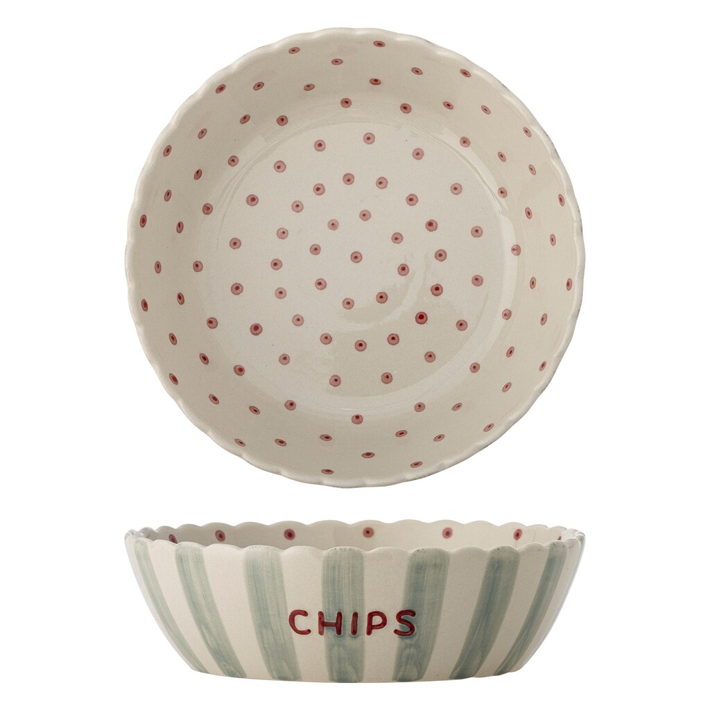Bloomingville Hygge Chips-Schale aus Steingut