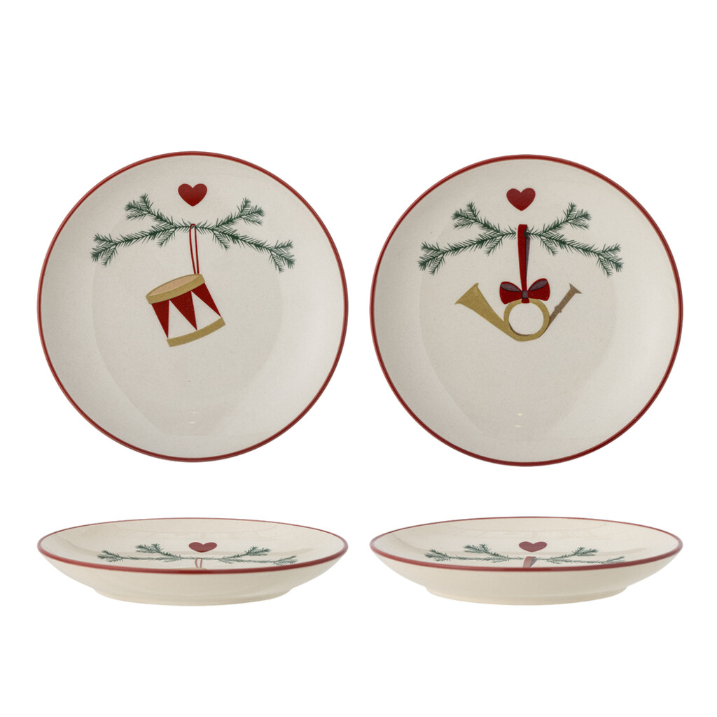 Bloomingville Kleine Weihnachtsteller Yule 2er online kaufen bei SKANDEKO