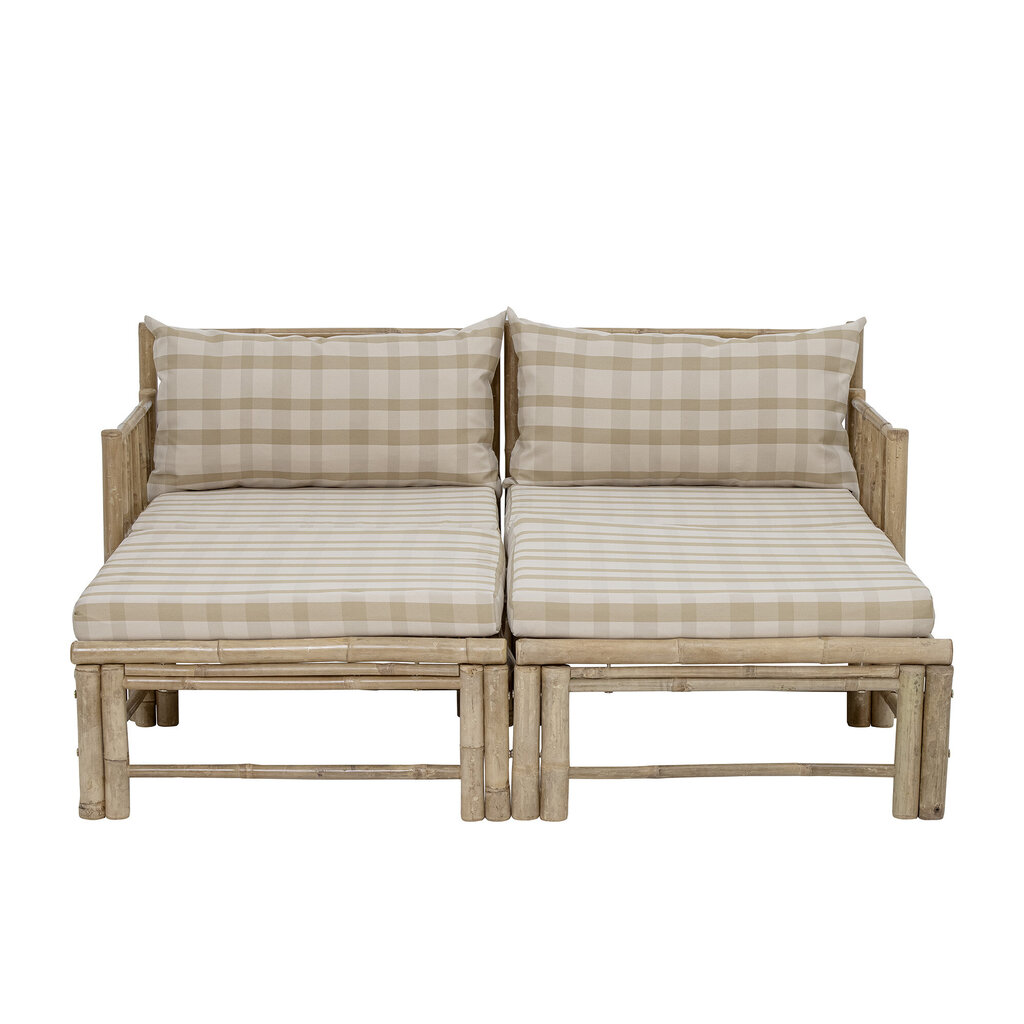 Korfu Modul Pouf Hocker Bambus