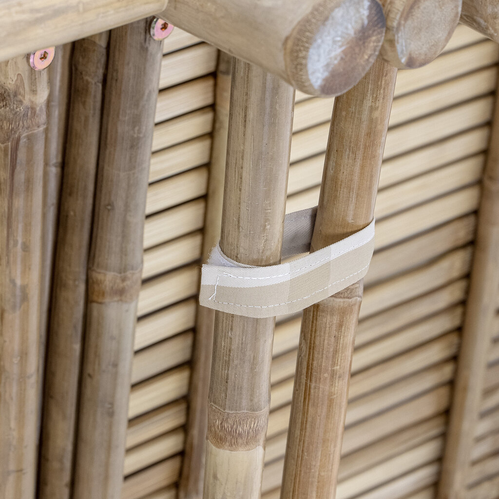 Korfu Modul Pouf Hocker Bambus
