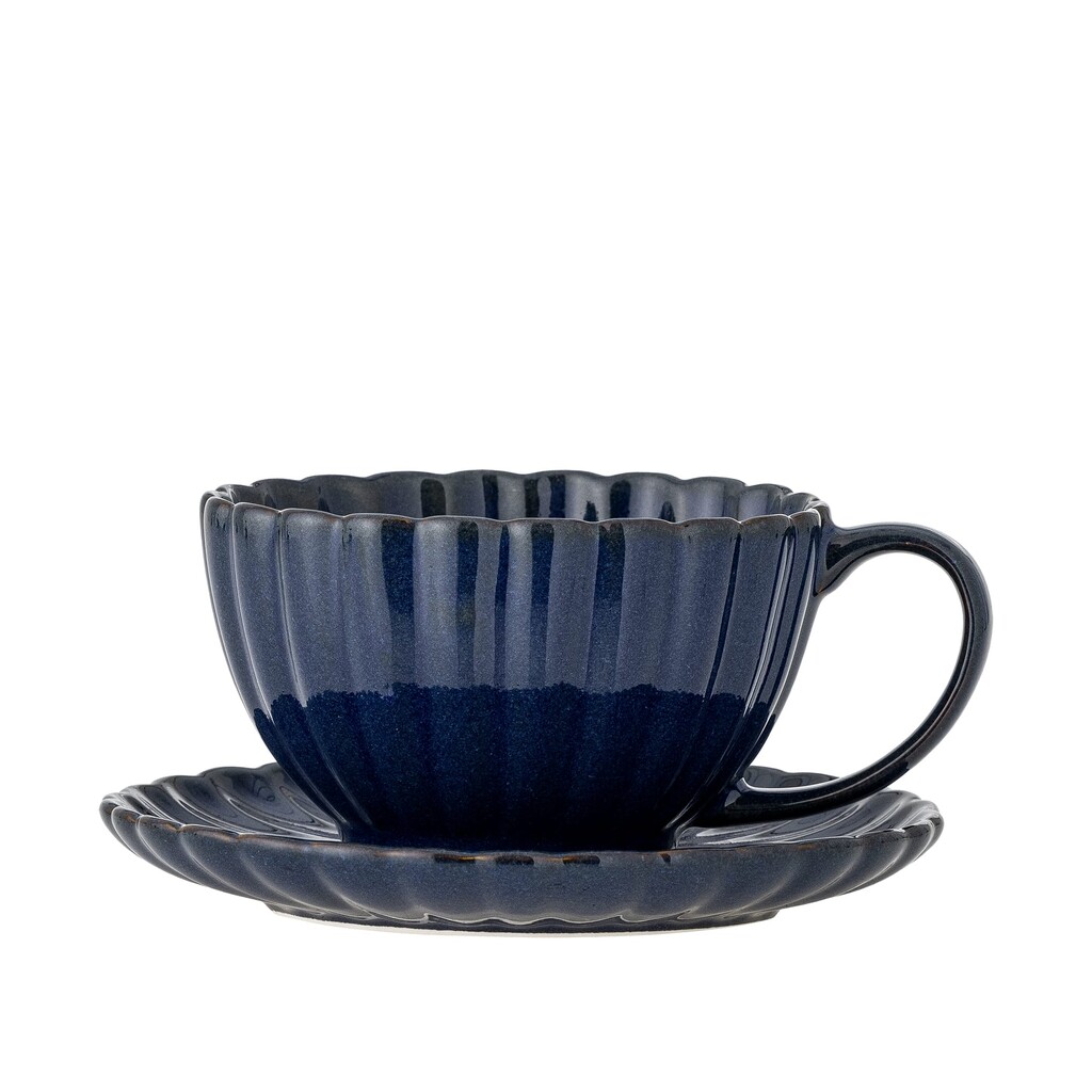 Latina Tasse mit Untertasse, Steingut