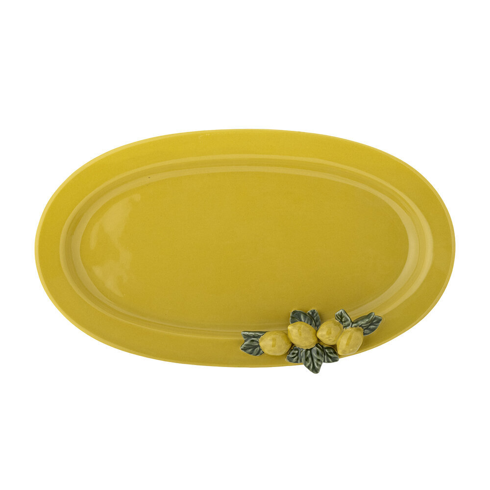 Limone Servierplatte, Gelb, Steingut