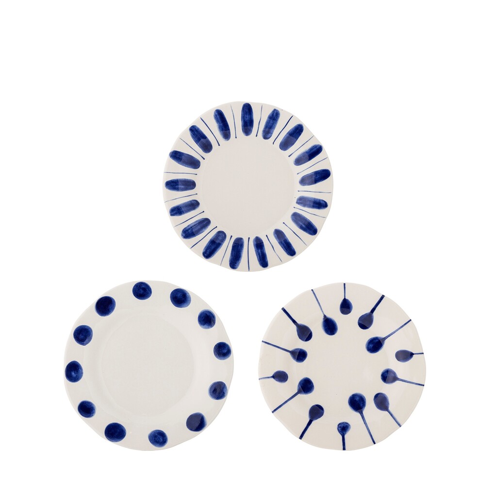 Bloomingville Linora Dessert Teller-Set 3er online kaufen bei SKANDEKO