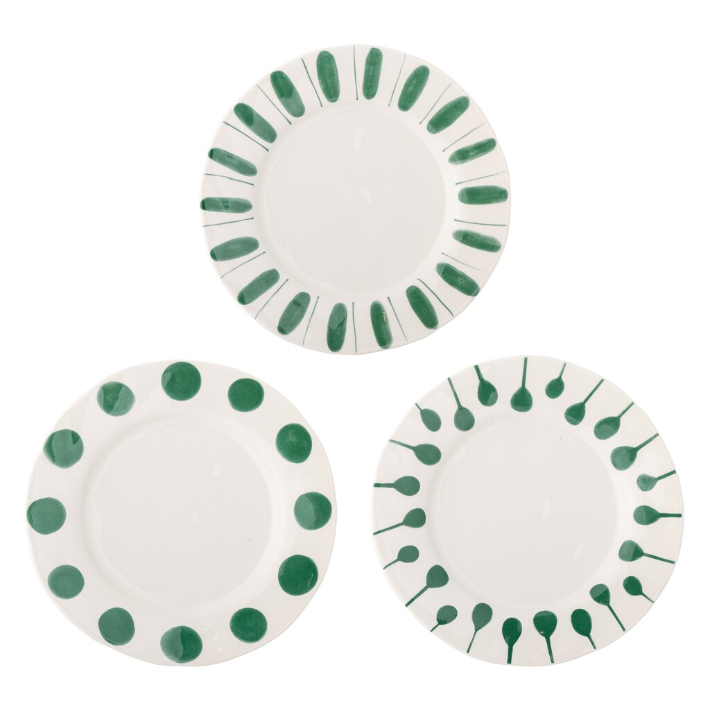 Bloomingville Linora Speiseteller 3er-Set online kaufen bei SKANDEKO