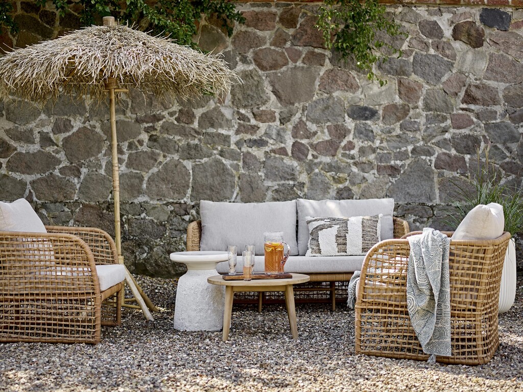 Bloomingville Loungesessel Penzano, Polyrattan online kaufen bei SKANDEKO (Ansicht 2)