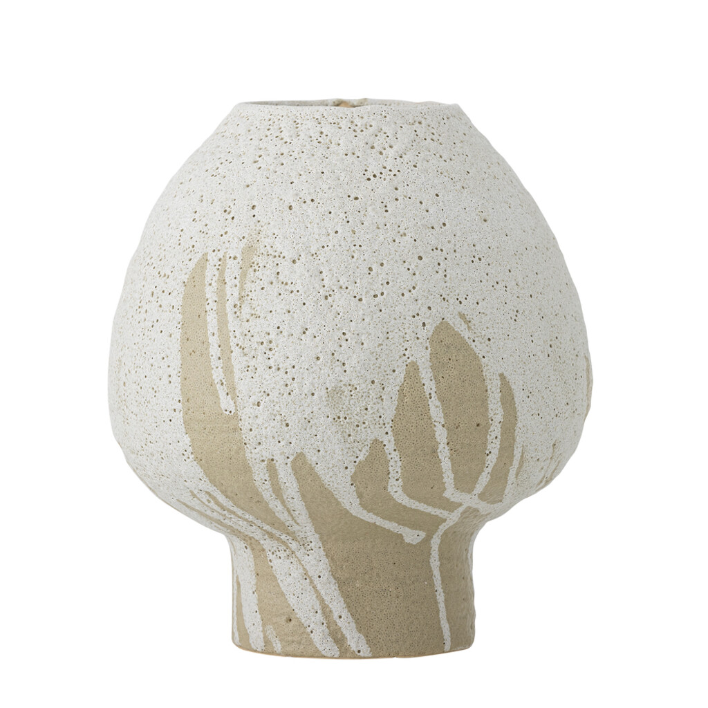 Bloomingville Morag Vase, Natur, Steingut online kaufen bei SKANDEKO