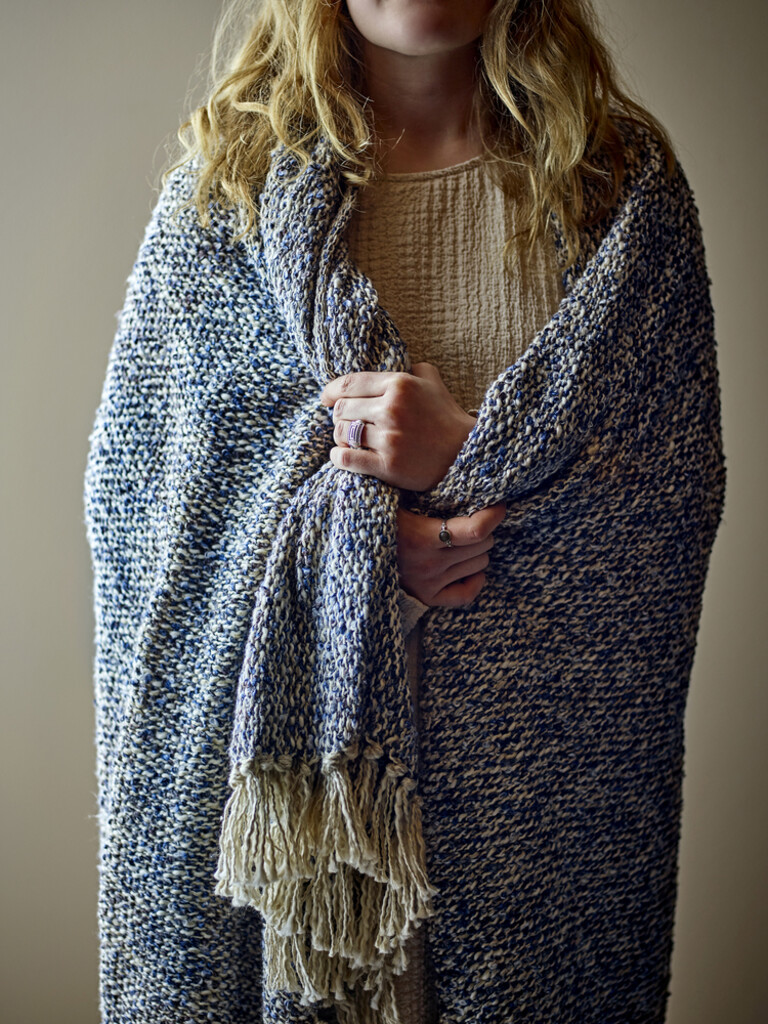 Bloomingville Ocean Decke, Blau online kaufen bei SKANDEKO (Ansicht 2)