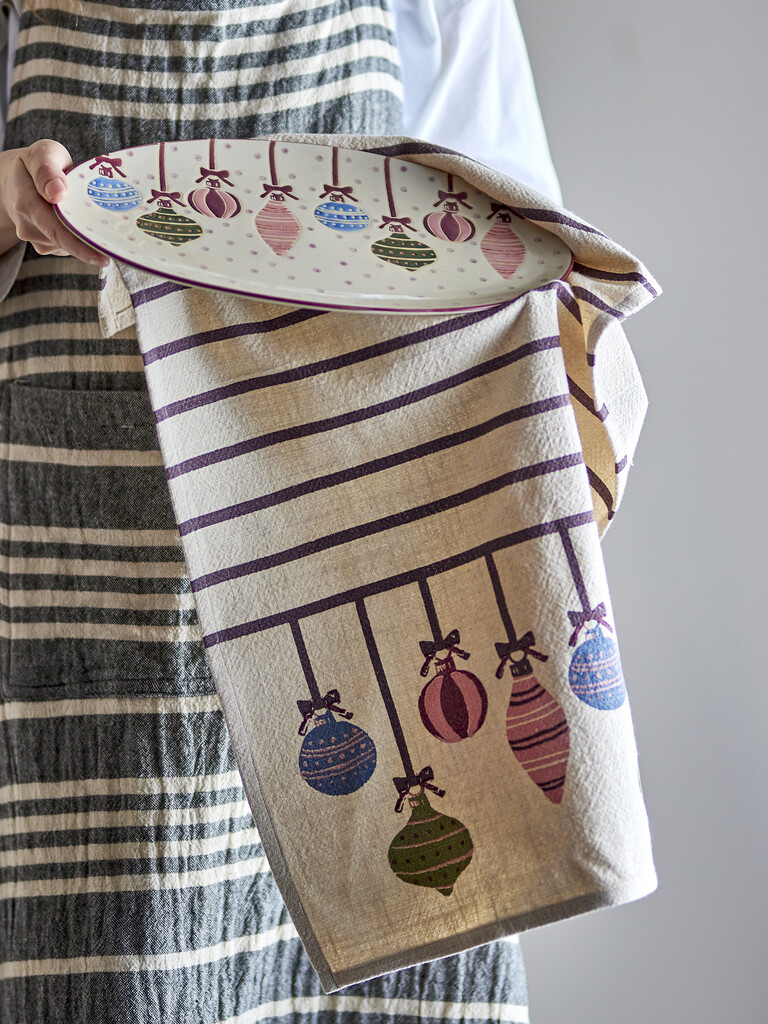 Bloomingville Weihnachtliches Geschirrhandtuch Ornamentia Bunt (2er-Set) online kaufen bei SKANDEKO (Ansicht 2)
