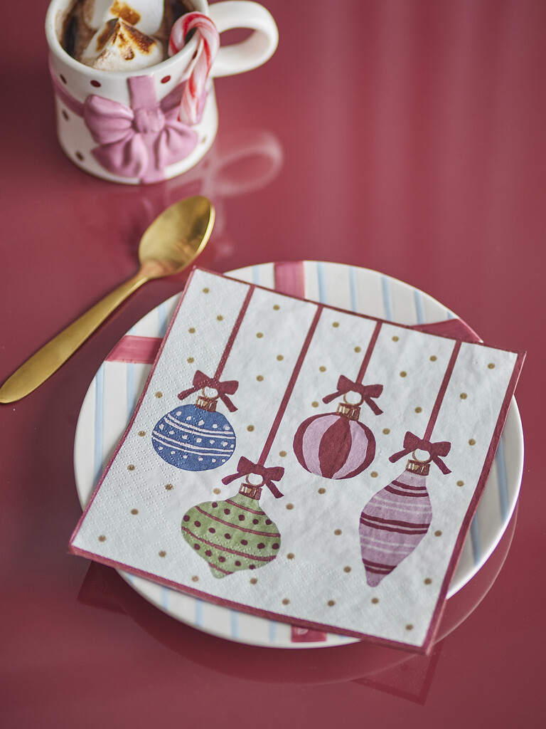 Bloomingville Ornamentia Weihnachtliche Papierservietten (20er-Set) online kaufen bei SKANDEKO (Ansicht 2)