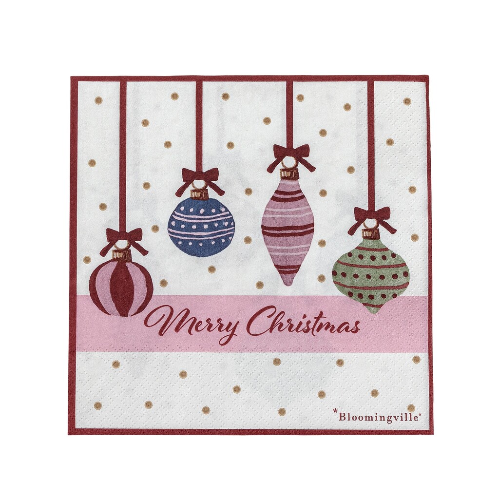 Bloomingville Ornamentia Weihnachtliche Papierservietten (20er-Set) online kaufen bei SKANDEKO