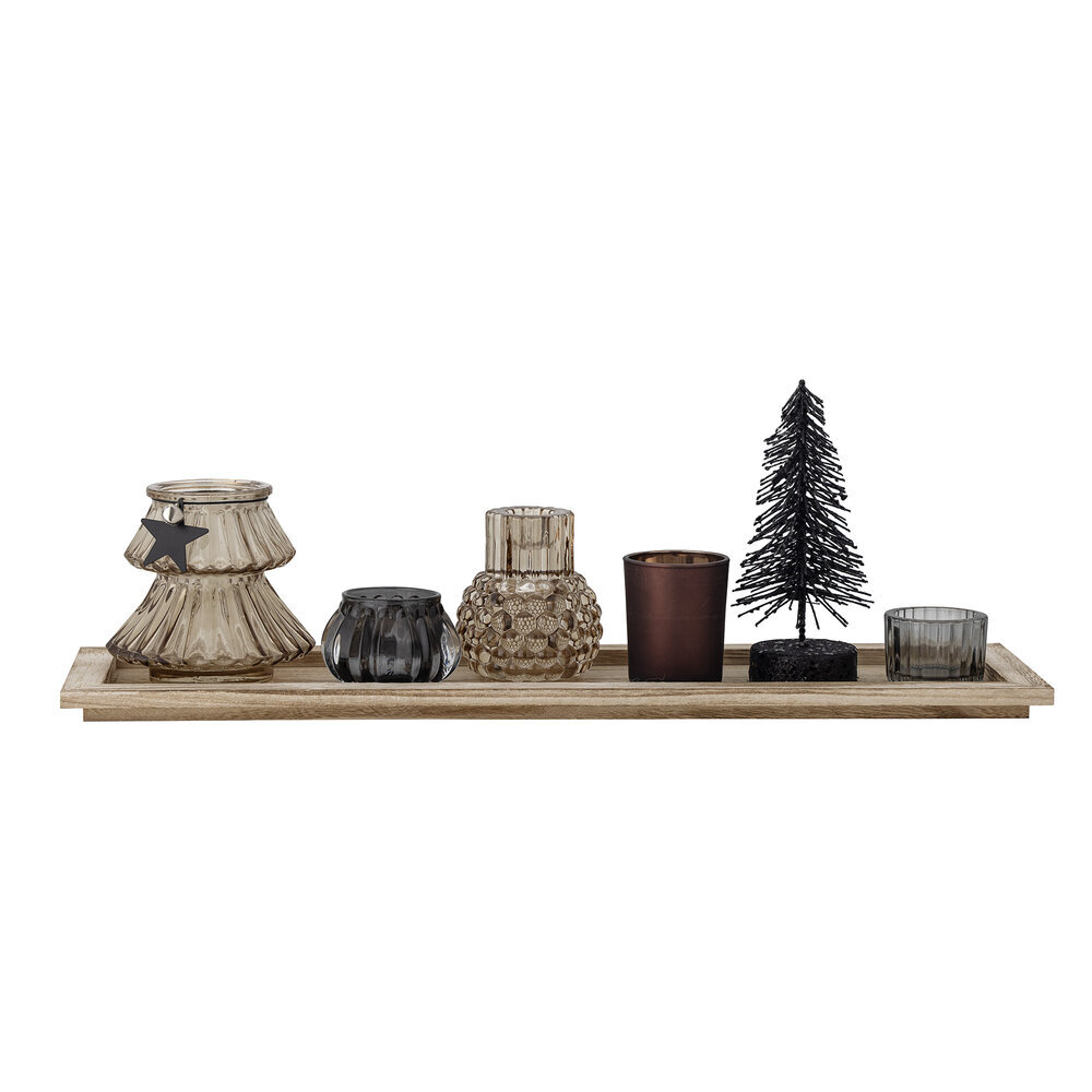 Sanga Tablett mit Teelichthaltern, Weihnachten