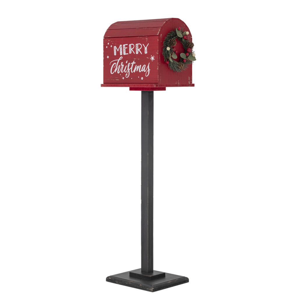 Bloomingville Santas Briefkasten Deko mit Standfuß online kaufen bei SKANDEKO