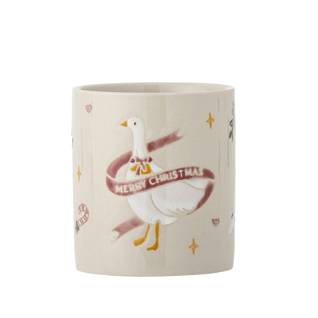 Steingut-Becher Mary 4er-Set Weihnachten 295 ml