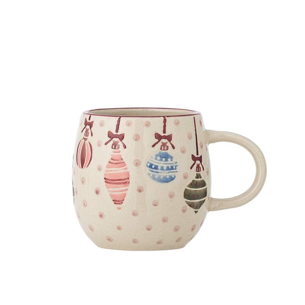 Steingut-Becher Ornamentia Weihnachten 300 ml (4er-Set)
